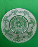 Collection of Duncan and Miller Detailed Crystal Plates- Set of 6