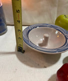 Paris Maine Blue and White Apple Dishes