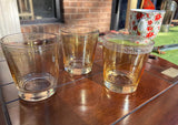 Greek Key Vintage MCM Glasses- Set of 3