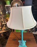 Bright Blue Tall Table Lamp