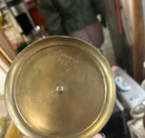 Small Brass Etched Vase