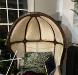 Large Wooden Vintage Balloon Chair
