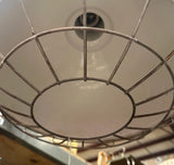 Vintage Large Green Industrial Overhead Light