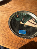 Small Silver Detailed Pocket Mirror