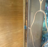 Large Wooden Mid-Century Modern China Cabinet