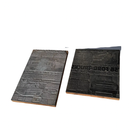 Ford and Mustang Block Prints