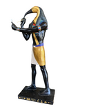 Egyptian Signed Bird Figure With Black and Gold Accents
