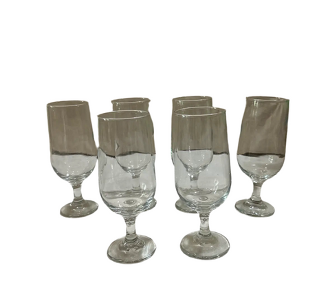 Simple Tall Stemmed Glassware Collection- Set of 6