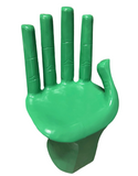 Kelly Green Hand Chair