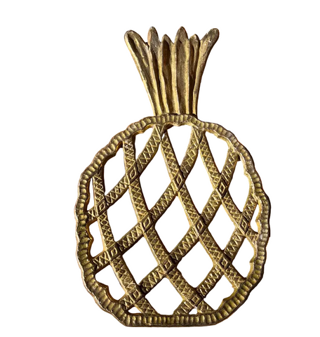 Brass Pineapple Hot Plate/Trivet