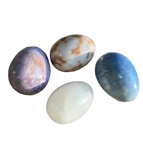 Collection of Italian Vintage Marble Eggs- Set of 4