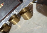 Collection of Simple Brass Napkin Rings- Set of 4