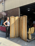 Large Wooden Gold Greek Key Screen