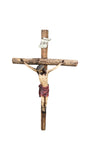 Large Religious Wooden Jesus on the Cross Sculpture