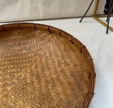 Large Wicker Hand Woven Bowl