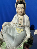 Ceramic Asian Woman Sculpture