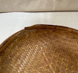 Large Wicker Hand Woven Bowl