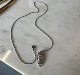 Simple Silver Ysl Necklace