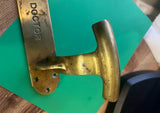 Large Brass First Class Doctor Hanger Coat Rack/Hat Rack