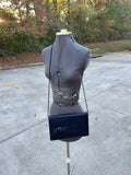 Hand Made Navy Blue Beaded La Regale Purse