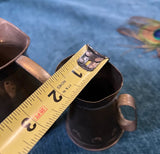 Pair of Miniature Brass Pitcher Style Vases