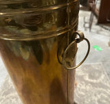1970s Tall MCM Brass Umbrella Stand