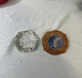 Instant Collection of Ashtrays, Splatter Art and Yellowstone National Park- A Pair