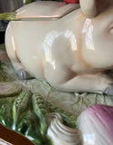 Fitz and Floyd French Market, Pig Tureen With Lid and Handle