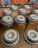 Antique Collection of Jell-O Flan Molds- Set of 12
