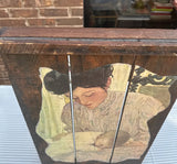 Mabel Lucie Attwell Children's Print on Standing Wooden Slab