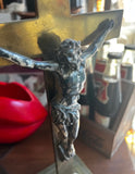 Large Heavy Brass Crucifix