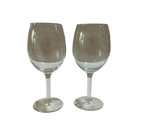 Pair of Simple Wine Glasses