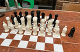 Ceramic Chess Pieces Complete Set +2 Extra