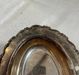 Pair of Silver Oval Decorative Trays