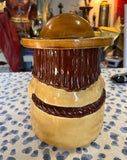 Monk Figure Ceramic Cookie Jar