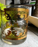 1970s Culver 22kt Gold Lowball Cocktail Glass