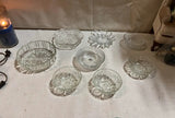 Collection of Small Glass Bowls- Set of 8