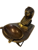 Egyptian brass ashtray catchall