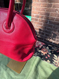 Small Red Leather Liz Claiborne Purse