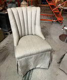 Pair of Gray Upholstered Side Chairs