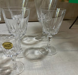 Large Collection of French Crystal Glasses- Set of 17