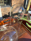 Pair of Thin Glass Domes