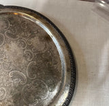 Pair of Large Etched Decorative Trays