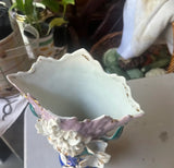 Pair of Large Vintage Italian Floral Vases