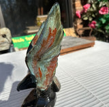 Pair of Ceramic Painted Eagle Figurines