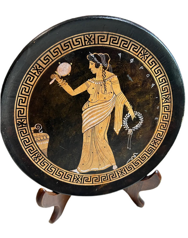 Decorative Ancient Greek Hand Painted Plate