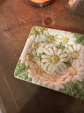Pair of Ceramic Daisy Saucers