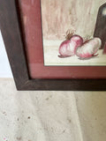 Wine and Onions Watercolor, Frames