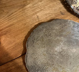 Instant Collection of Silver Lace Round Trivets- Set of 3