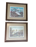 Pair of Civil War Framed Prints